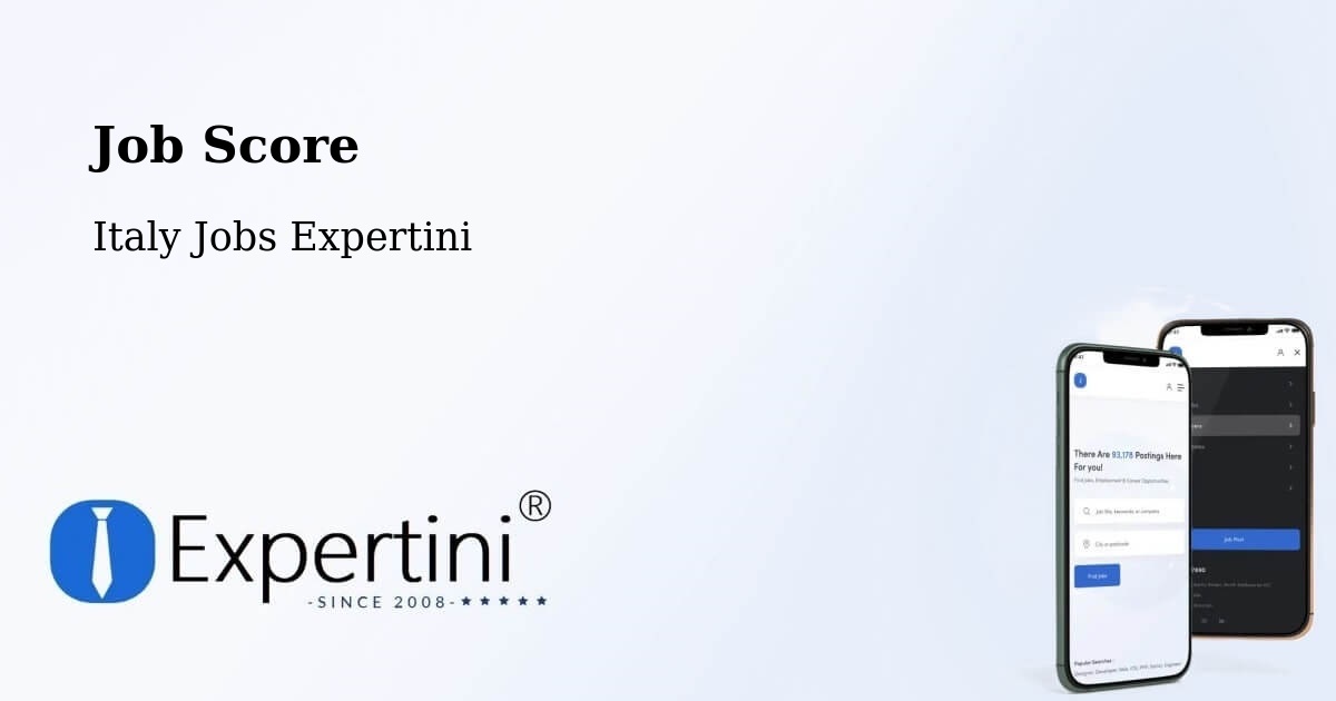 Job Score & Job Description Score Tool – Capitignano - Italy Jobs Expertini