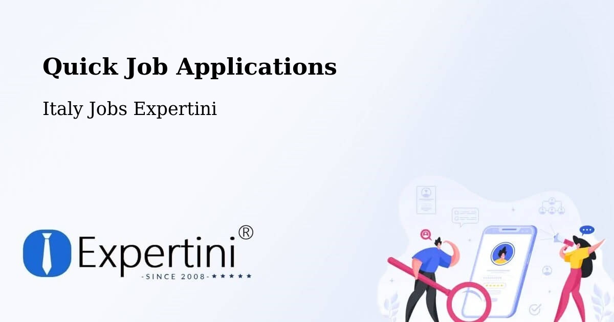 Quick Apply Feature – Capitignano - Italy Jobs Expertini